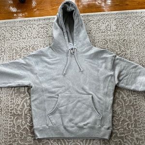 CHAMPION REVERSE WEAVE HOODIE GRAY